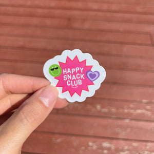Happy Snack Club Sticker
